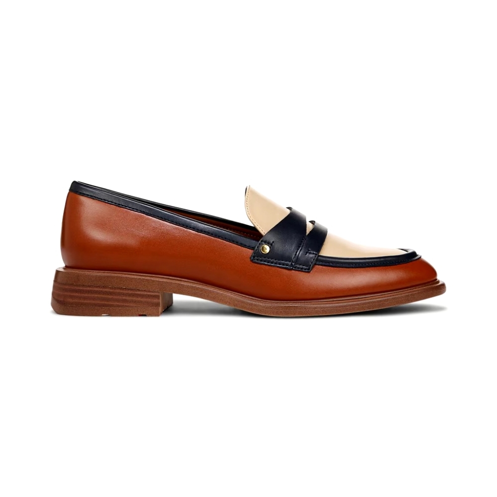 NIB Edith 2 Penny Loafer Size 9.5W in Biscuit Brown Faux Leather by Franco Sarto - Picture 10 of 13